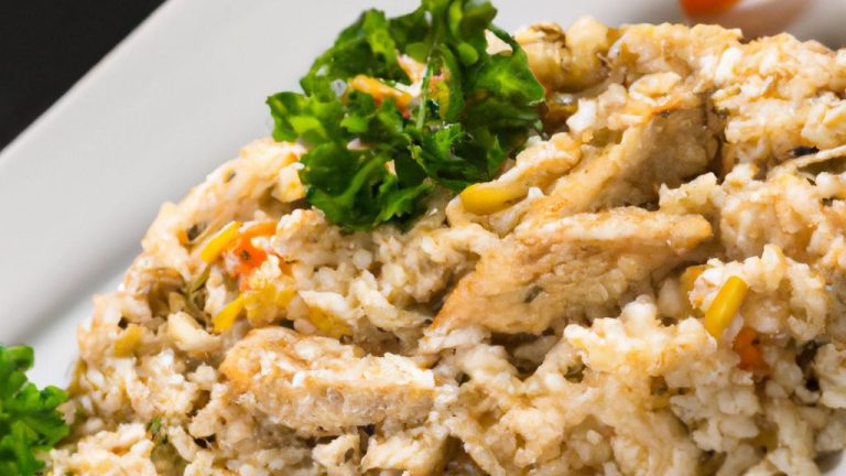 Caçarola de frango com arroz