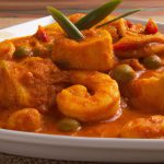 Camarão ao curry fácil