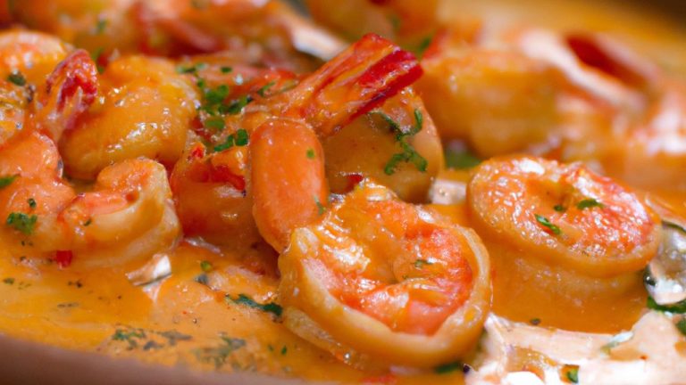 Camarão ao molho picante
