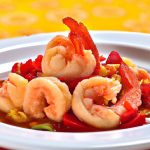 Camarão com pimenta