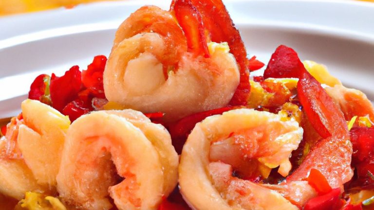 Camarão com pimenta