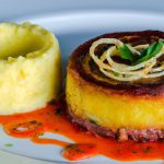 Carne de sol com purê de macaxeira