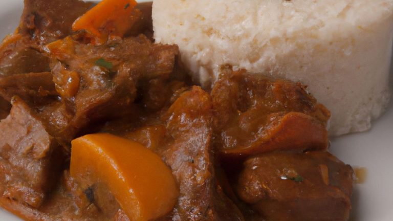 Carne moída com legumes