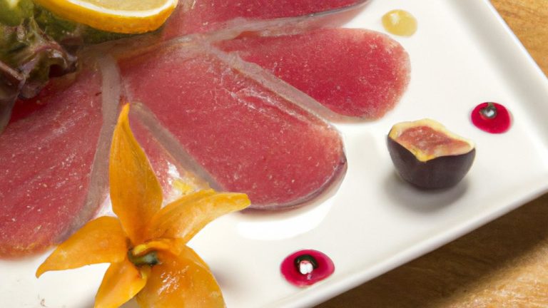 Carpaccio de pupunha