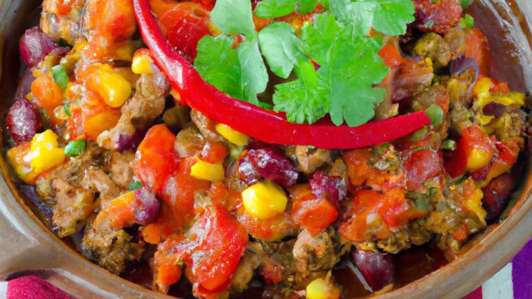 Chili com carne mexicano