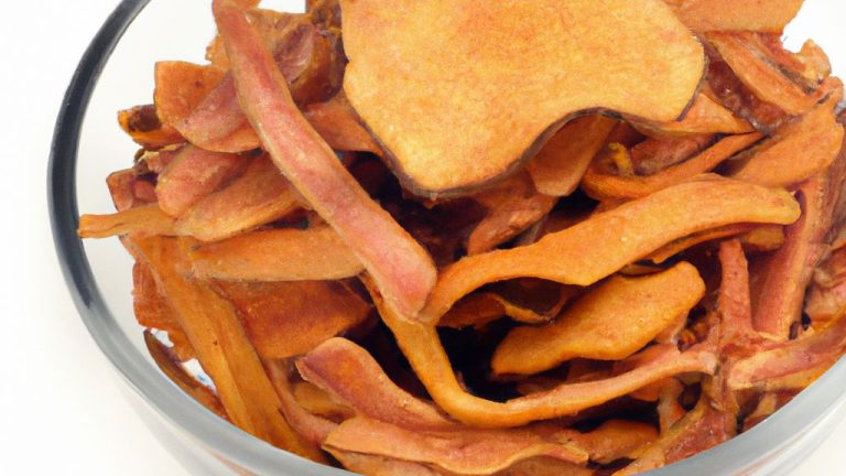 Chips de batata doce