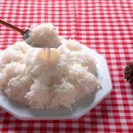 Cocada branca com leite condensado