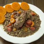 Coelho com Lentilhas