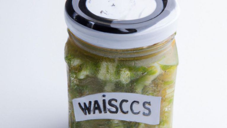 Conserva de Pepino e Wasabi