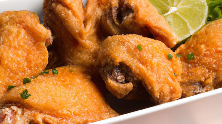 Coxa de frango frita crocante
