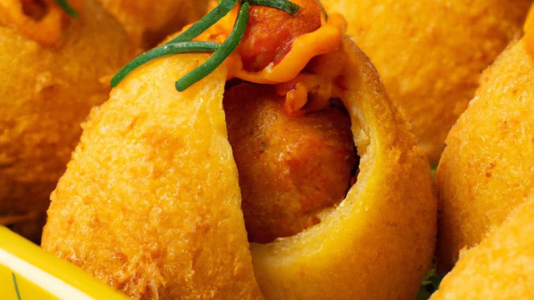 Coxinhas de frango ao curry