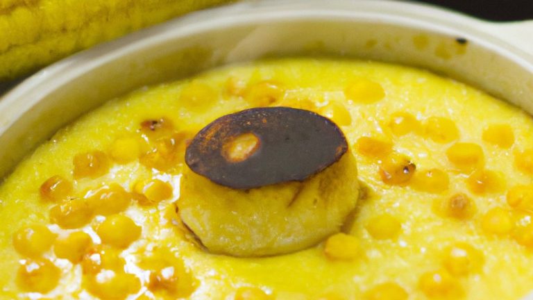 Creme de milho com requeijão