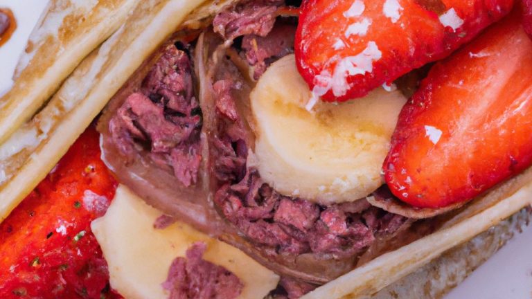 Crepes saudáveis com recheio de frutas vermelhas