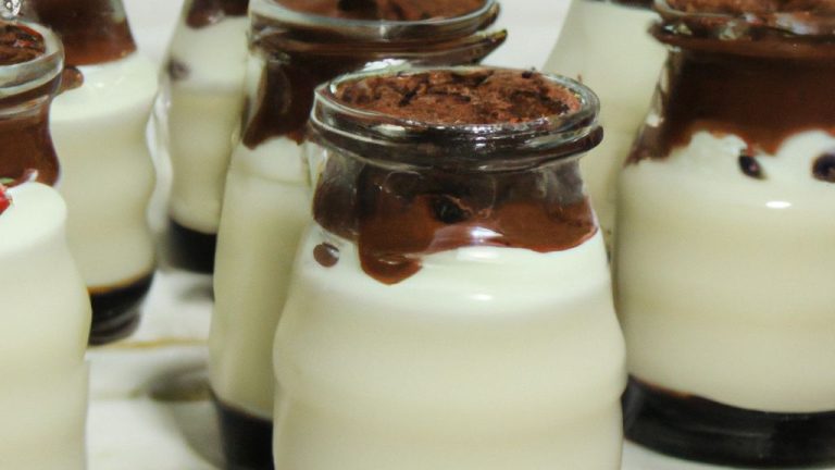 Delícia de chocolate no pote