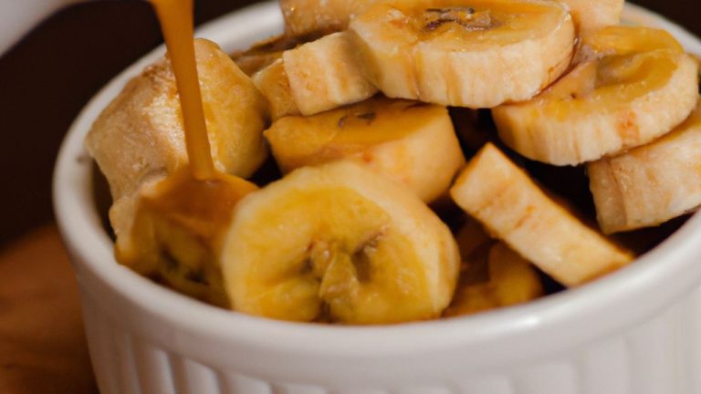Doce de banana caramelada fácil