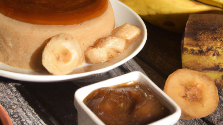 Doce de banana caseiro