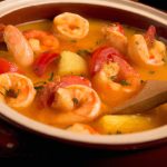 Ensopado de Camarão com Chuchu
