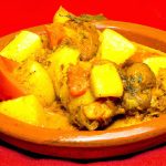 Estufado de cordeiro à marroquina