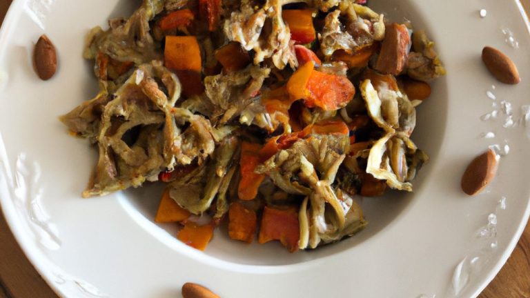 Farfalle Integrale com Almôndegas de Abobrinha