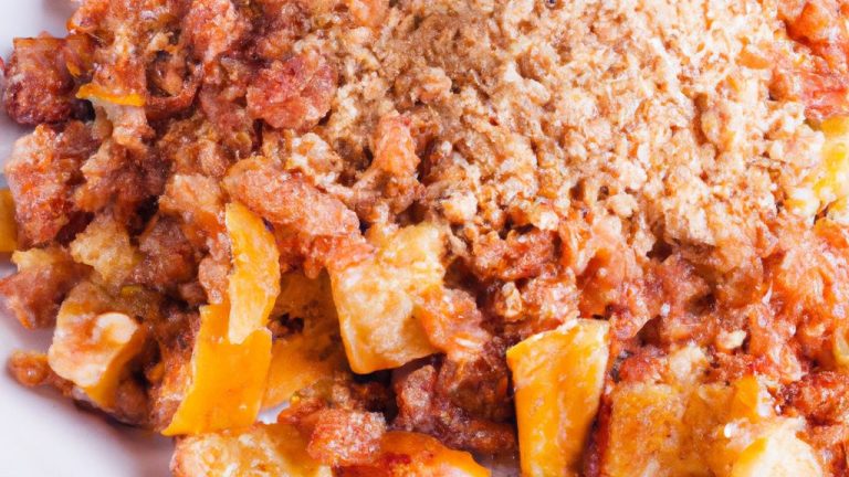 Farofa de banana da terra com bacon