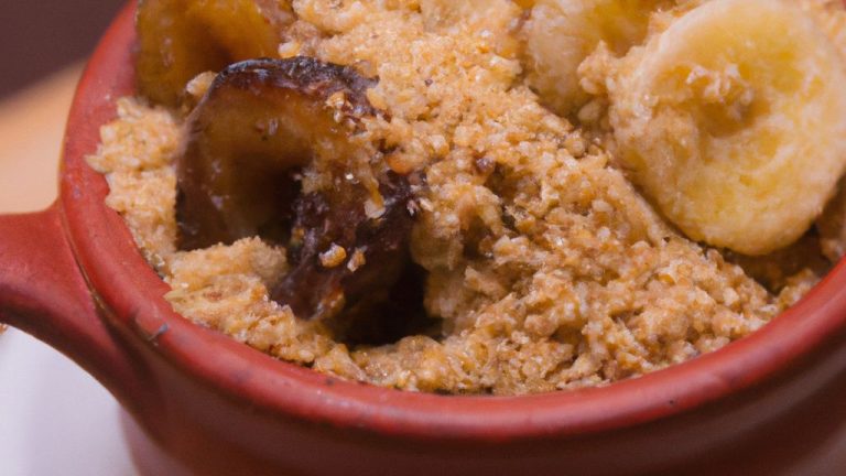 Farofa de banana doce