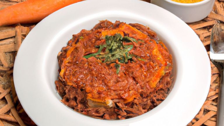 Farofa de carne com cenoura