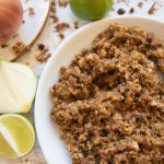 Farofa de carne seca desfiada