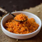 Farofa de Cenoura Low Carb