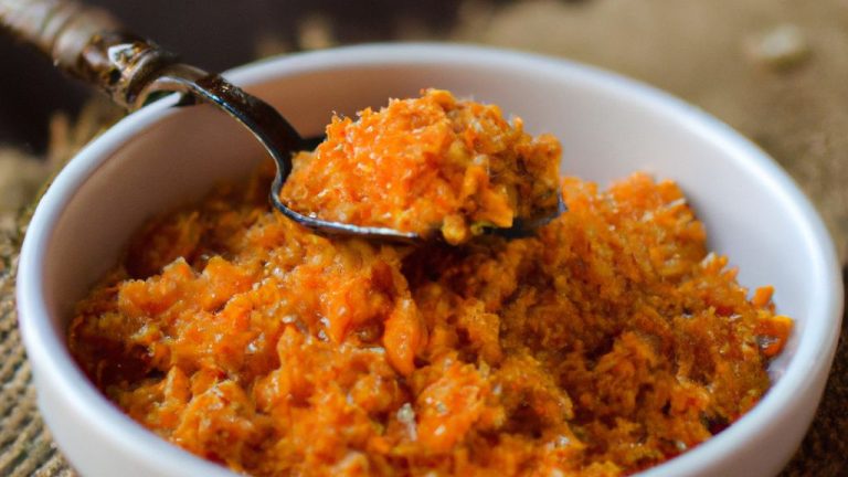 Farofa de cenoura low carb