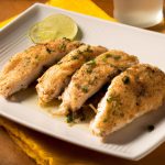 Filé de frango à milanesa com ervas