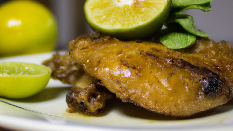 Filé de frango com limão e gengibre
