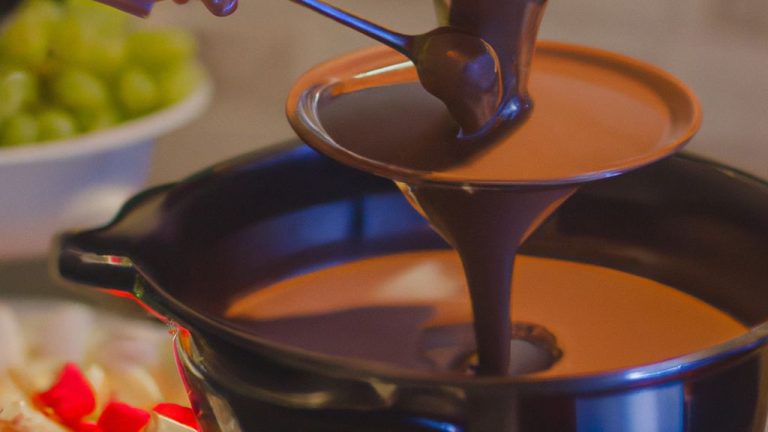 Fondue chocolate tradicional