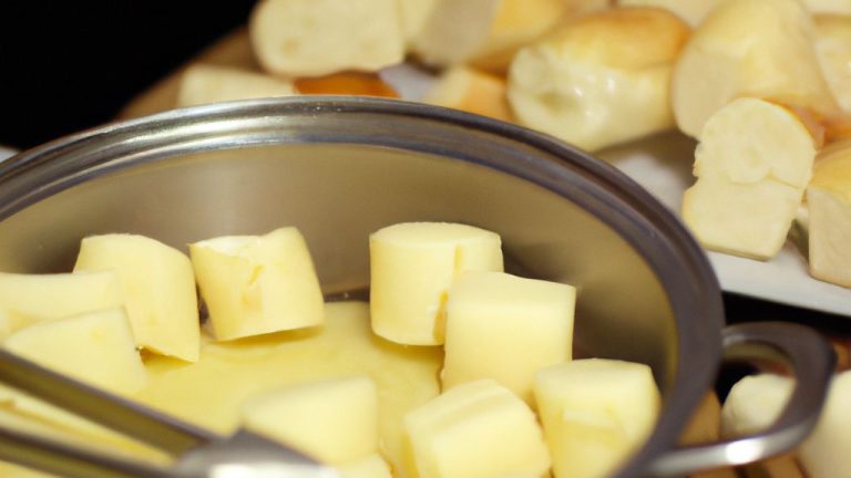 Fondue de queijo simples