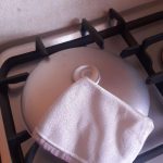 Fraldinha na panela de pressão