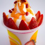 Frozen Yogurt de Manga com Morango
