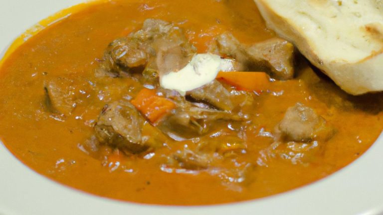 Goulash no pão