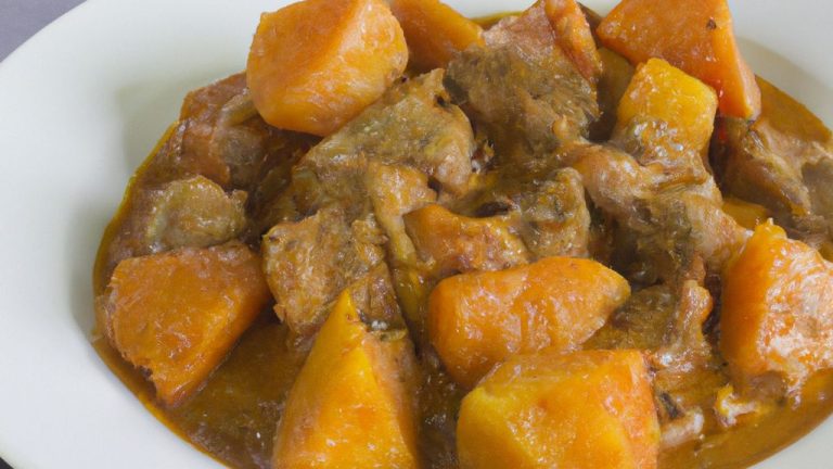 Guisado bovino com batatas