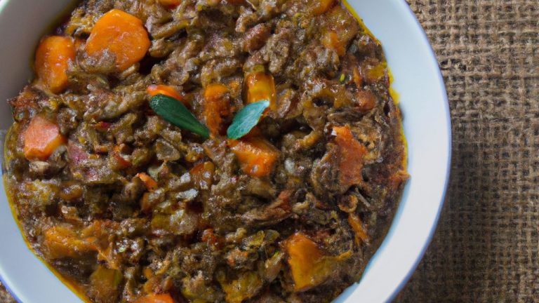 Guisado de lentilha com legumes