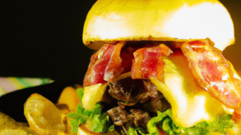 Hambúrguer americano caseiro