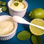 Iogurte caseiro de limão