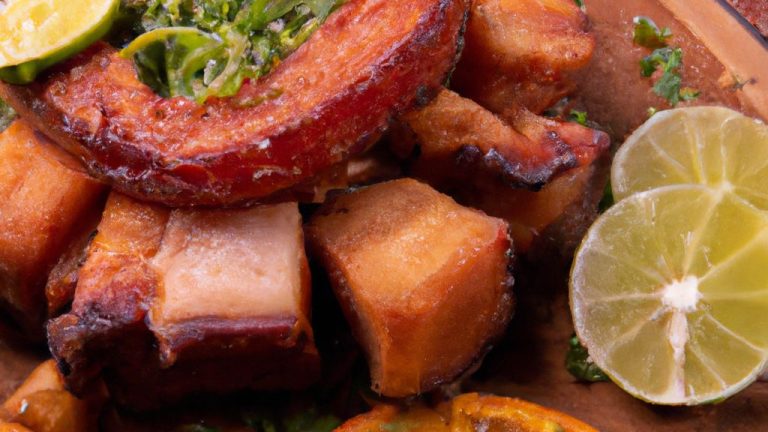 Joelho de porco em salmoura assado