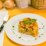 Lasanha vegana de palmito