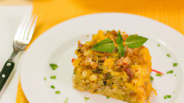 Lasanha vegana de palmito