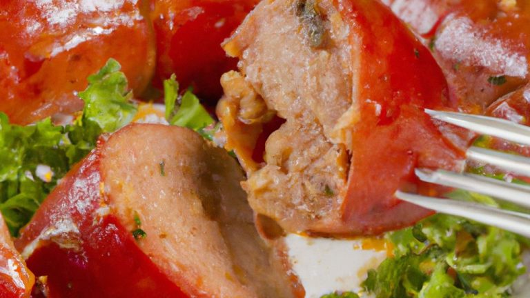 Linguiça acebolada