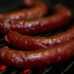 Linguiça assada no forno