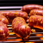 Linguiça de frango no forno