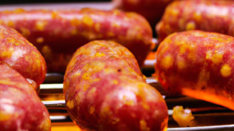 Linguiça de frango no forno