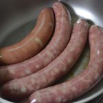 Linguiça na panela de pressão