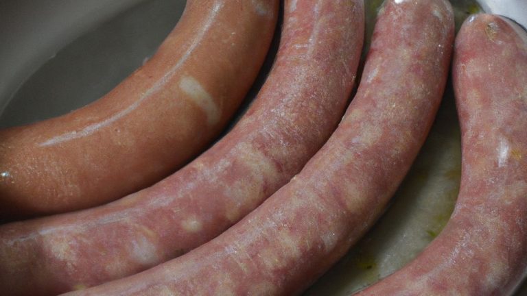 Linguiça na panela de pressão