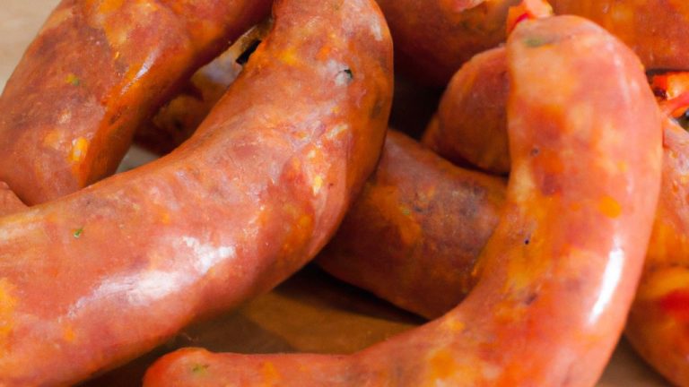 Linguiça toscana tradicional caseira
